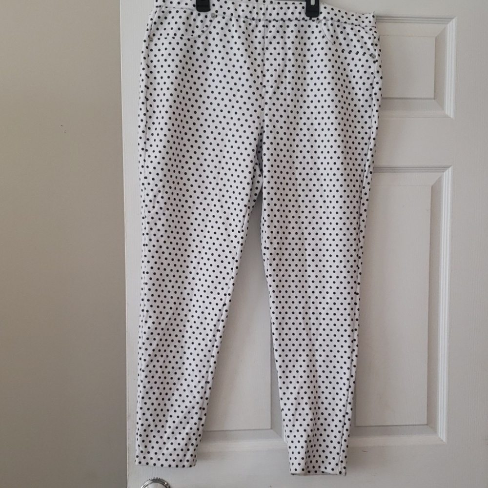 Polka dot Michaels Kors pants.